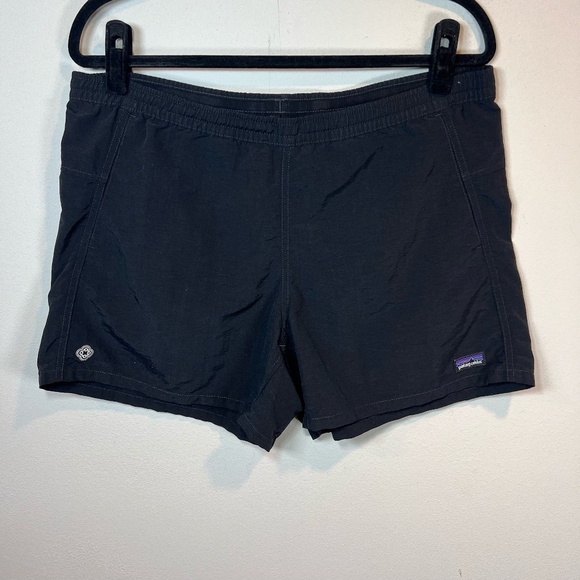 Patagonia Pants - Patagonia 5" Shorts Black Pull On Nylon Unlined Drawstring Outdoor Womens Medium